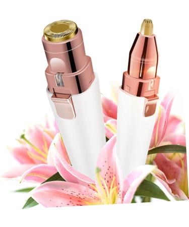 NOLITOY Women's Electric Hair Shaver & Face Epilator - Gentle Facial Hair Removal Eyebrow Trimmer & Sanitary Bag | International Shipping Available - Buy Online on SooperMarket.com