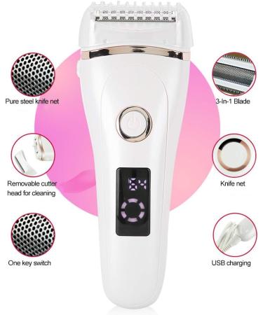 Electric Shears for Women | Waterproof Hair Removal Tool for Legs & Forearms | Low Noise Epilator for Effortless Skin Care - Buy Online on SooperMarket.com