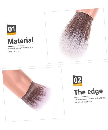 PLAFOPE 24pcs Makeup Brush Eye Shadow Brush Eye Makeup Mineral Makeup Golden Artificial Fiber - Buy Online on SooperMarket.com