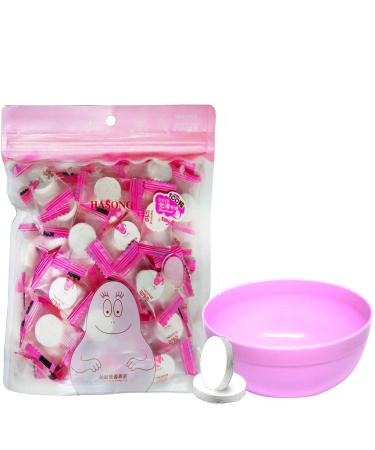100 Pieces Compressed Disposable Facial Mask Sheet Home DIY Skin Care Get 1x Mask Bowl For Free