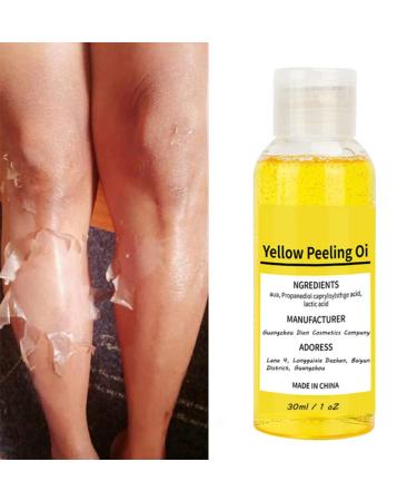 Natural Body Peeling Oil for Women - Moisturizing Yellow Peeling Butter & Scrub 50ml - Nourishing Skin Care for All Skin Types - Buy Online on SooperMarket.com
