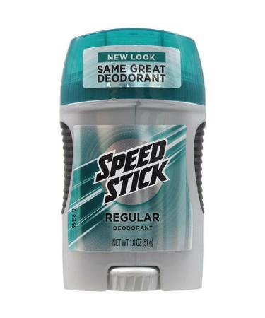 Speed Stick Deodorant Regular 1.8 oz (Pack of 4)