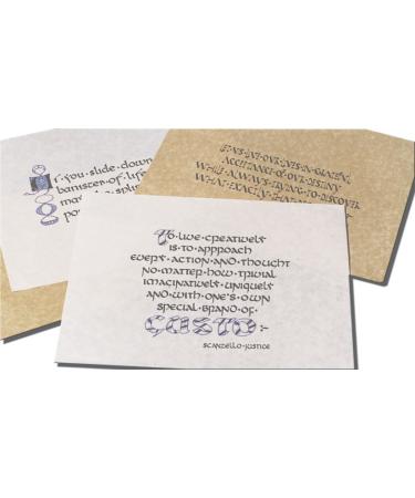 INOVART Calligraphy Paper Antique Gold 11 x 14 50 Sheets Antique Gold 50-Sheets Per Package 11x14