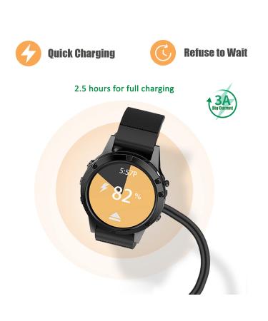 Garmin Fenix Charger - Ankky USB Data Sync Cable for Fenix 5/5S/5X/935/Vivoactive 3 - 3.3ft - Buy Online on SooperMarket.com