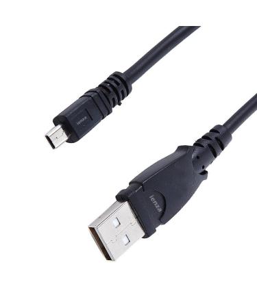ienza Replacement USB PC Mac Photo Picture Transfer and Charge Cable Cord DMW-USBC1 for Panasonic Lumix Camera DMC-G7 ZS40 ZS50 TS30 SZ3 TZ8 TZ11 TZ15 TZ24 & More (See List of Compatible Models)