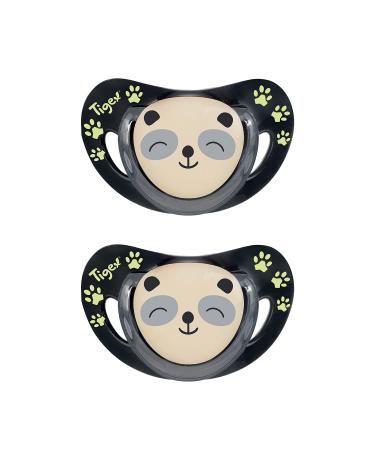 Tigex Pacifiers 2 pieces Smart Night luminous 18 mois+