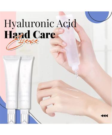 Hyaluronic Acid Hand Care Essence - Deep Hydration & Anti-Aging Moisturizer (2PCs) for Pore Shrinking & Skin Nourishment - Buy Online on SooperMarket.com