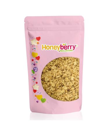 Plain Crunchy Honeycomb Pieces - 5-10mm - 300g - Vegan and Coeliac Friendly - Ideal Inclusion / Topper for ice Cream and Desserts.