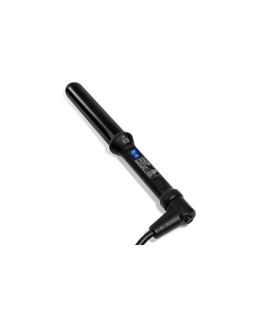 NuMe Classic Ceramic Curling Wand 32mm Barrel Hair Curler - Tourmaline Negative Ion Conditioning Far Infrared Heat - Black - Buy Online on SooperMarket.com