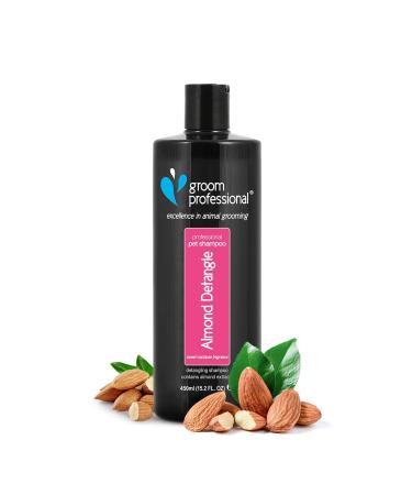 GROOM Professional Almond Detangle Dog Hampoo - Discravilating Shampoo for Dogs - Dog Hampoo Against Ruch - Eliminated Melting & Poting - For Motated Corporation 450ml 450 ml