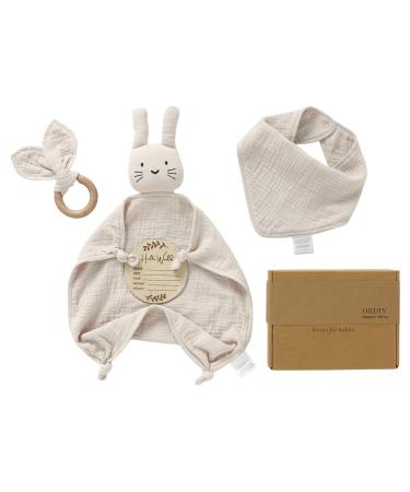Okdiy Baby Gift Junge & Girl-Ne forborn Gift For Birth Junge Schnuffelt Tuch Baby Gifts Set For BabyArty-personalized gifts baby (khaki)