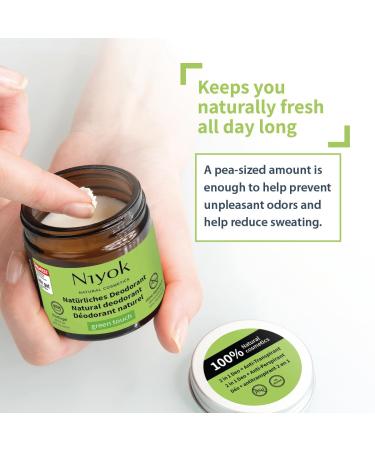 Natural Aluminum-Free Deodorant & Antiperspirant - Green Touch Scent 40ml | International Shipping - Buy Online on SooperMarket.com