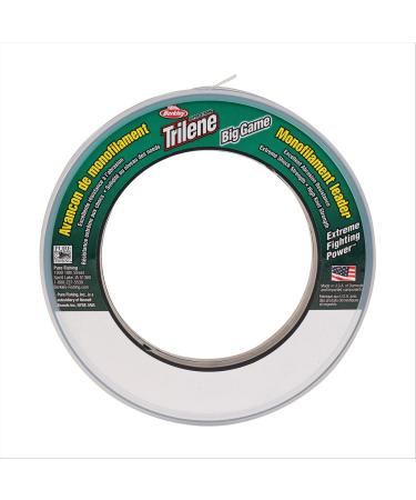 Berkley Trilene Big GameTM Mono Leaders, 30lb | 13.6kg, 55yd | 50m Monofilament - 30lb | 13.6kg - 55yd | 50m Clear - Mono Leader