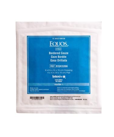 EQUOS Sterile Bordered Gauze 6 x 6 (Pack of 25)