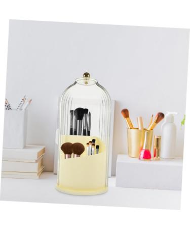 PRETYZOOM Makeup Brush Cosmetic Brush Holders Eyeliners Makeup Holder Brush Case To Rotate Dressing Table - Buy Online on SooperMarket.com