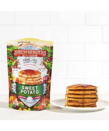 Birch Benders Sweet Potato Pancake & Waffle Mix 3 Pack - 36oz | Just-Add-Water, Gluten-Free & Non-GMO - Buy Online on SooperMarket.com