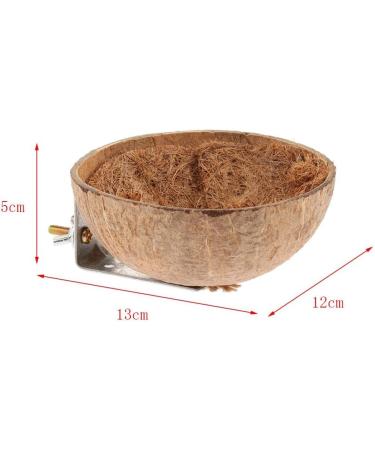 Buy SM SunniMix Coconut Shell Bird Nest Toy for Budgerigar Cockatiel Parrot & Lovebird - Perfect for Pet Birds - Fast International Shipping - Buy Online on SooperMarket.com