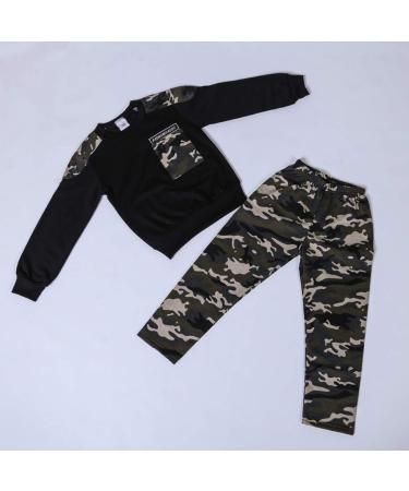 AMhomely Baby Boy Romper Sale: Letter Tracksuit Camouflage Set, 4-5 Years, Black - Buy Online on SooperMarket.com