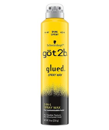 Got 2B Glued Spray Wax 2-In-1 8 Ounce (Pack of 3)
