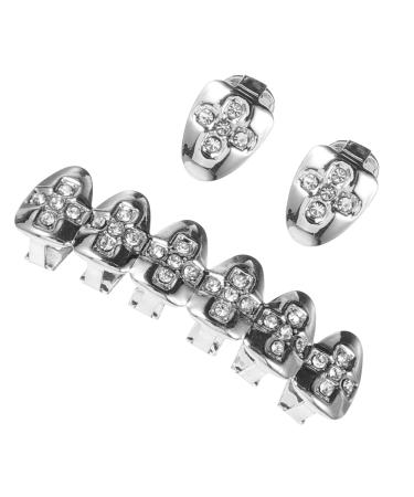 PACKOVE 1 Set Metal Teeth Grills Fang Teeth Decor Men and Women Nightclub