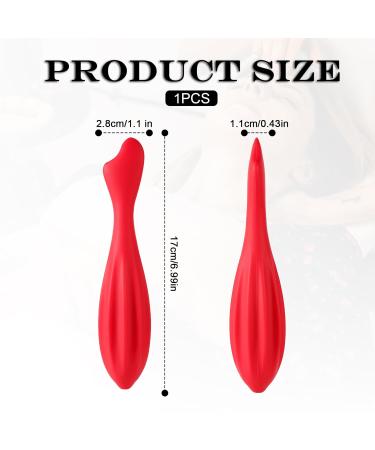 Buy Silicone Facial Roller - Rose Red Face Massage Tool for Women's Skin Care | International Shipping Available - Buy Online on SooperMarket.com