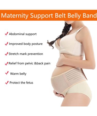 WANYI Maternity Support Belt - C-Section & Pregnancy Support for Back, Pelvic, and Hip Pain Relief - Grey (Size L) - Buy Online on SooperMarket.com