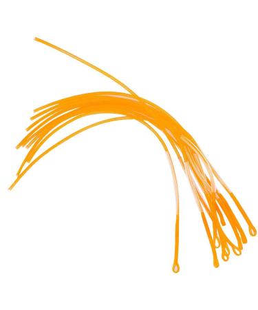 10Pcs 30LB/50LB Fly Fishing Line Loops Connector Braided Fly Loop Fishing Tackle Accessory Yellow 30LB