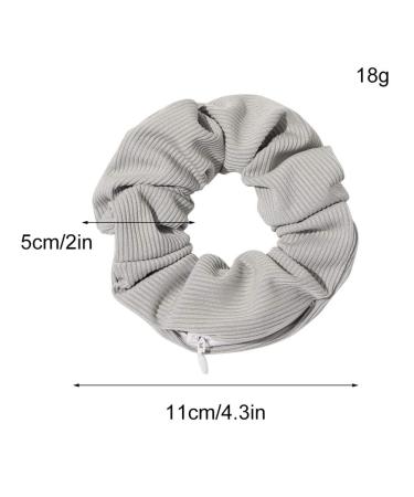 Rapoyo 4-Piece Colorful Hair Ties with Zipper Bag | Stylish Scrunchies & Elastic Hair Bands for Women & Girls - Perfect Ponytail Accessories - Buy Online on SooperMarket.com