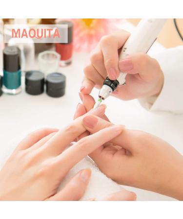 MAQUITA 7Pcs Ceramic Nail Drill Bits Set - Professional Nail Drill Bit Tools for Manicure Pedicure - Great Gift for Women and Girls - Buy Online on SooperMarket.com