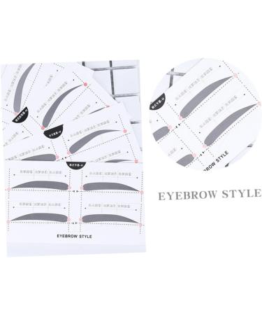MAGICLULU 2 Eyebrow Shaping Stencils Makeup Kit Beauty Eyebrow Card Eyebrow Stickers Card A607 Portable - Buy Online on SooperMarket.com