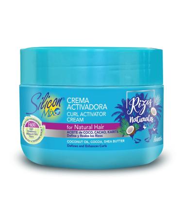 SILICON MIX CURL ACTIVATOR CREAM FOR NATURAL HAIR | RIZOS NATURALES| FOR CURLY AND AFRO HAIR | 8 Oz
