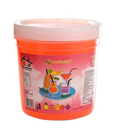 Popping Boba 1.3 KG Dessert and Drink Toppings (Peach)