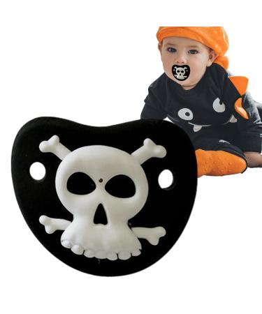 Bexdug Baby Pacifier - Funny Halloween Pumpkin Skull Vampire Teeth Soother for Babies | Perfect Halloween Decor - Buy Online on SooperMarket.com
