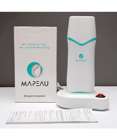 Mapeau Wax Warmer for Roll-On Cartridges | Rechargeable Waxing Device & Charging Station - Buy Online on SooperMarket.com
