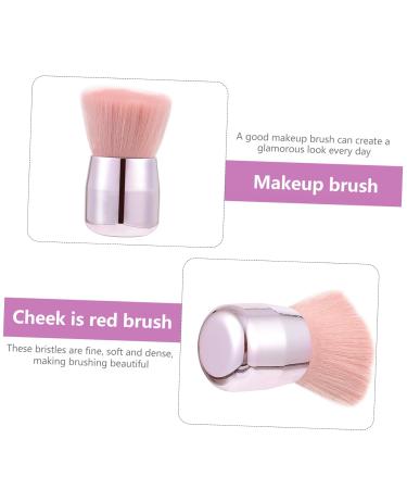 Mushroom Head Makeup Brush - Gentle Portable Blusher & Loose Powder Applicator | Multi-Purpose Cosmetic Tool - Buy Online on SooperMarket.com