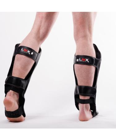 Buy Lnx Schiensbeinschoner Muay Thai Pro Fight - Ultimate Black Shin Guards for Kickboxing - S M L XL Sizes Available - Buy Online on SooperMarket.com