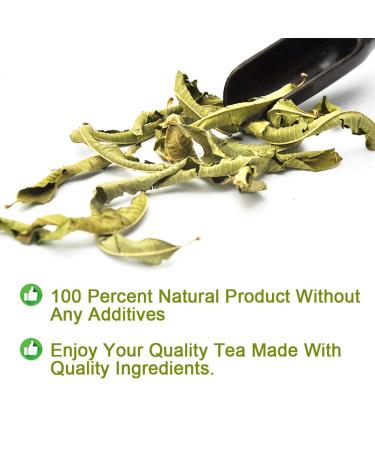 100% Organic Lemon Verbena Tea - Dried Lemon Leaves for Beauty | 20g Loose Leaf - Premium Chinese Herb - Buy Online on SooperMarket.com