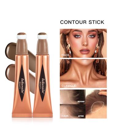 Silky Cream Contour Stick | Liquid Face Concealer & Contouring Wand | Easy to Blend Multi Functional Makeup Stick - Buy Online on SooperMarket.com