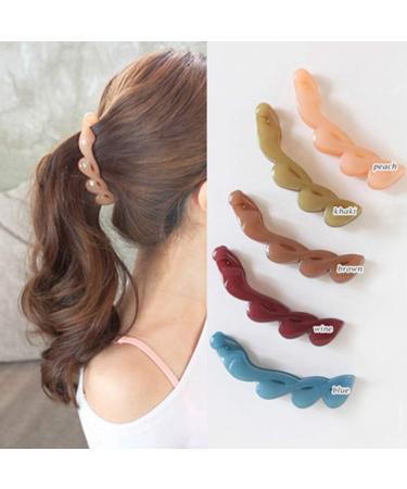 Banana Style Hair Clip Ponytail Lady Gift Girl Women Hairpin Headwear Accessories Attractive Design - Buy Online on SooperMarket.com