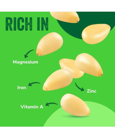 Premium Raw Pine Nuts 16 oz (1 lb) - Steam Pasteurized for Freshness | Ideal for Pesto, Salads, & Roasting | By I'M A NUT - Buy Online on SooperMarket.com