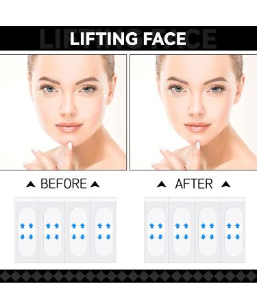 283 Piece Face Lift Tape and Stickers Set for Women - Includes 240 Lifting Stickers, 40 Neck and Eye Lift Tapes, Invisible Adhesive Patches, Quick Lifting Bands, and 3 Lifting Ropes - Face Beauty Essential - Buy Online on SooperMarket.com