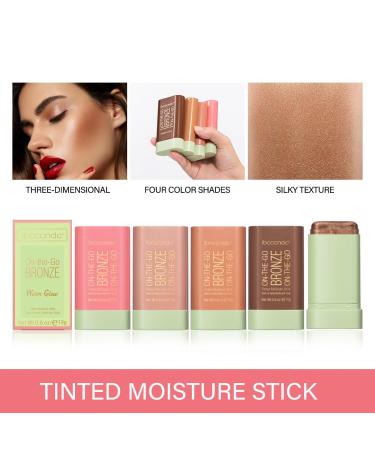 Multi-Use Tasted Moisture Bronze Stick | Soft Cream Blush Contour & Highlighter | Beach Glow Makeup Stick for All Skin Types - Buy Online on SooperMarket.com