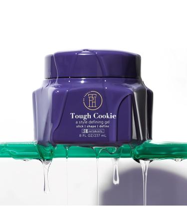 TPH Tough Cookie Hair Gel with Castor Oil | Extra-Hold Frizz Control | Promotes Hair Growth & Shine | Vegan & Cruelty-Free | 8 fl oz - Buy Online on SooperMarket.com