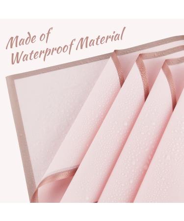 LEMEOSO 20 Sheets Flower Wrapping Paper with Ribbon | Waterproof Floral Bouquet Supplies for Wedding, Birthday & DIY Crafts | 22.8x22.8 Inch (Pink) - Buy Online on SooperMarket.com