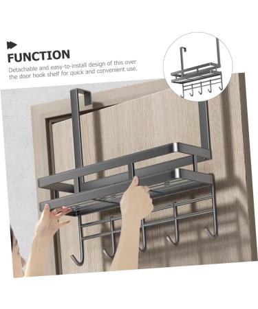 Cabilock Storage Rack Clothes Hanger Door Shelf Hooks for Door Towel Hanger Ordinary Hook Coat Rack Outdoor - Buy Online on SooperMarket.com