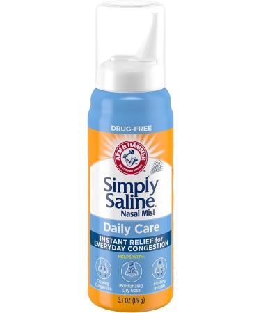 Simply Saline Nasal Mist 3 oz - Pack of 4 | Sinus Relief Spray - Buy Online on SooperMarket.com