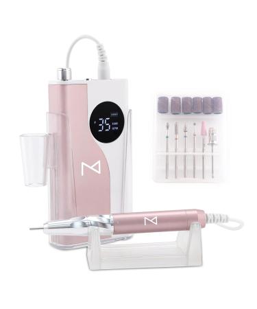 M - Ying Yang Brushless Nail Drill | 35K RPM Wireless Nail Art Tool | Ultra Quiet 85W Aluminum Alloy (Rose Gold - Buy Online on SooperMarket.com