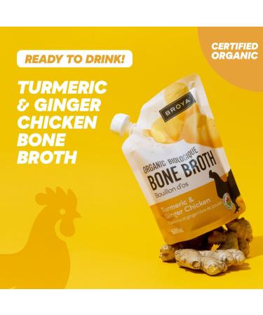 Broya Bone Broth Variety Pack - Grass-Fed Beef Bone Broth & Organic Chicken Bone Broth - Keto and Paleo Friendly Gluten-Free Ready to Sip or Cook - 500 ml (8 Pack) Variety 500 ml (Pack of 8) - Buy Online on SooperMarket.com