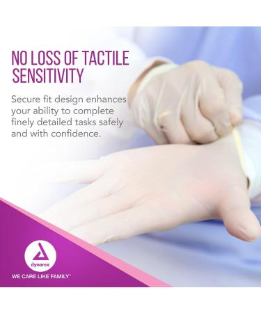 Dynarex Sterile Latex Surgical Gloves Size 8 - Powder-Free, Beaded Cuffs, Bisque - 50 Pairs - Superior Protection & Comfort for Sensitive Hands - Buy Online on SooperMarket.com