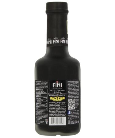Fini Balsamic Vinegar 8.45 oz - Premium Quality Traditional Italian Condiment - Buy Online on SooperMarket.com